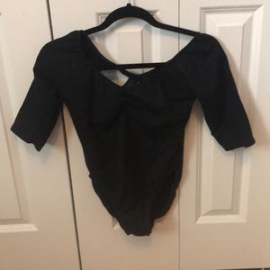 Black leotard